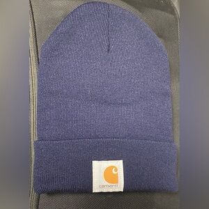 Carhartt Navy Blue Beanie Hat